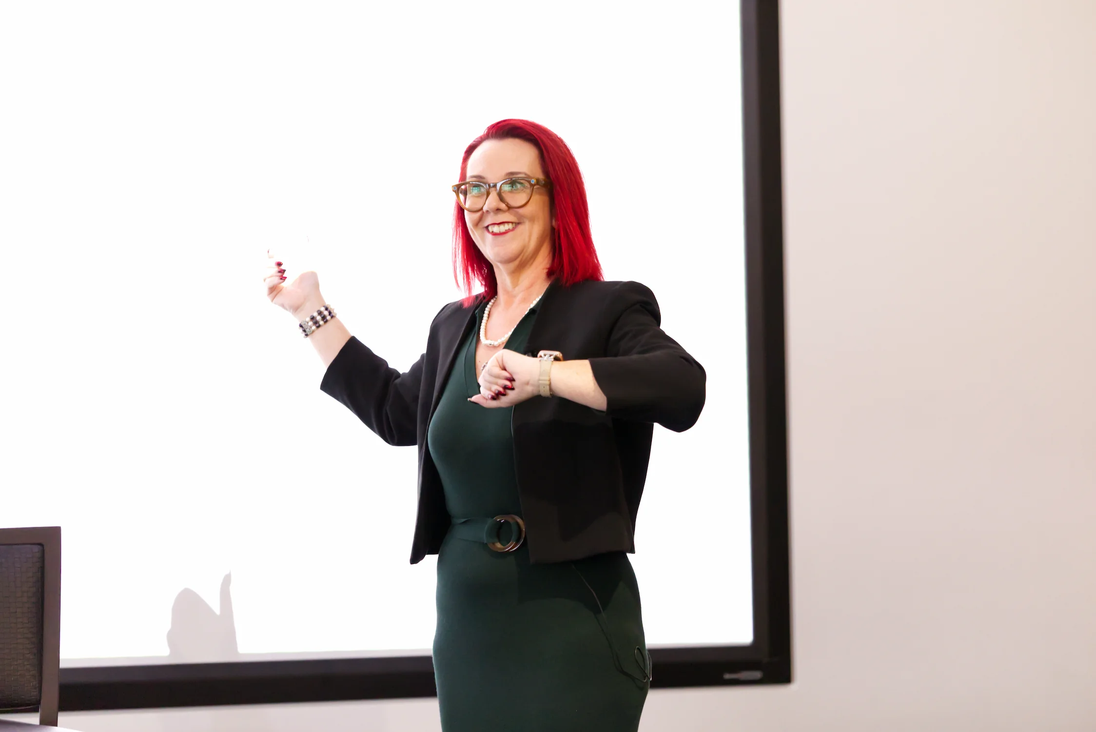 Tracy Sheen presenting at FCQ Brisbane